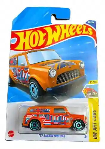 Juguete Carro Hot Wheels Original ´67 Austin Mini Van Hw Art Cars