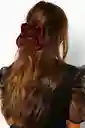 Moño Lazo Satín Para Cabello Pelo Con Hebilla