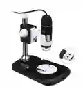 Microscopio 1600x Con Base Capilografo Usb Led