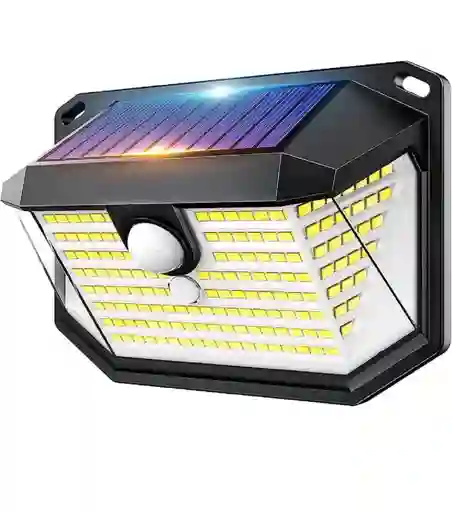 Lampara Solar Led Exterior Pared Sensor Movimiento