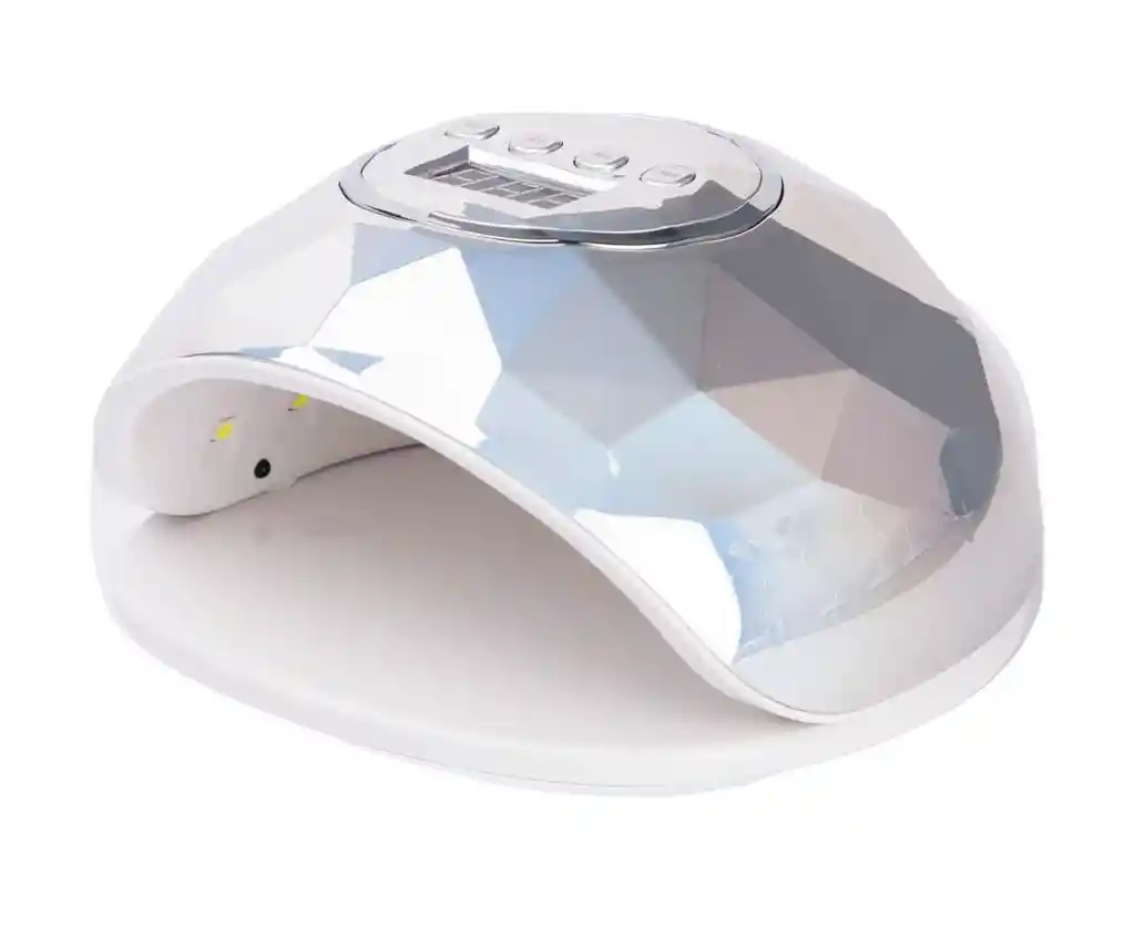 Lampara Uv Seca Uñas Temporizador 86w Diamantada 2 En 1