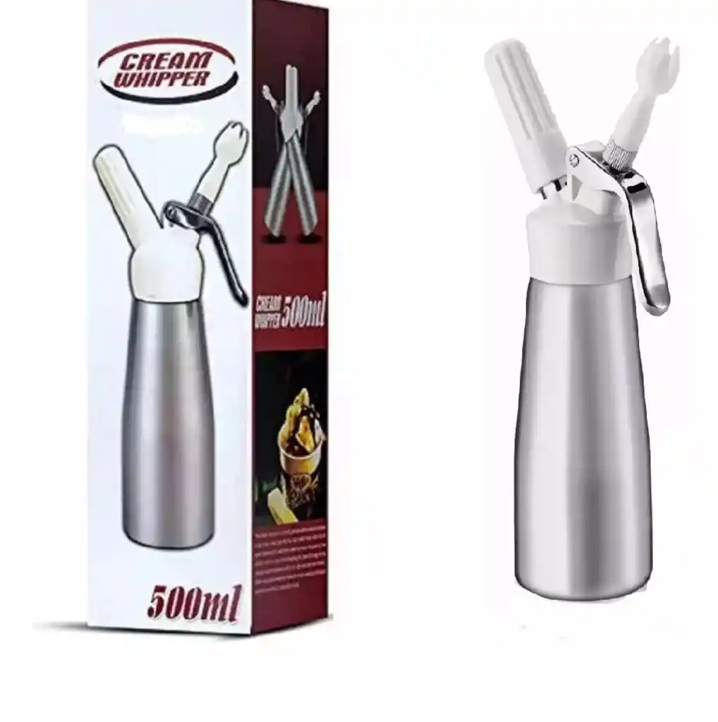 Chantillera Dispensador Crema Chantilly Acero Inox. 500m
