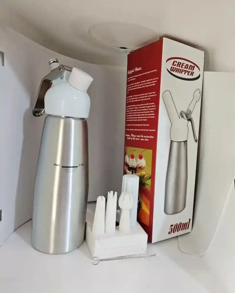 Chantillera Dispensador Crema Chantilly Acero Inox. 500m