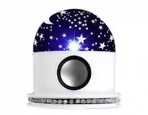 Lampara Proyector Estrellas Lunas Parlante Bluetooth Mas Control
