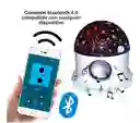 Lampara Proyector Estrellas Lunas Parlante Bluetooth Mas Control