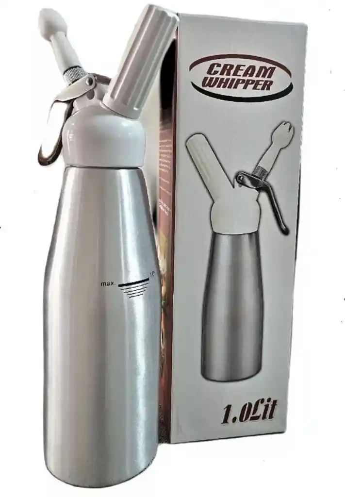 Dispensador Espumas Chantillera Crema Chantilly De 1 Litro
