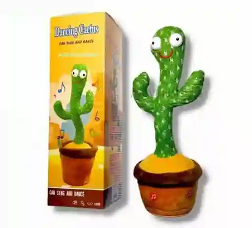 Cactus Bailarin Imita Voz, Musical, Bailarin Juguete Felpa