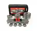 Kit De Mancuernas Pesas 20 Kg Discos Cromada + Barra Extension