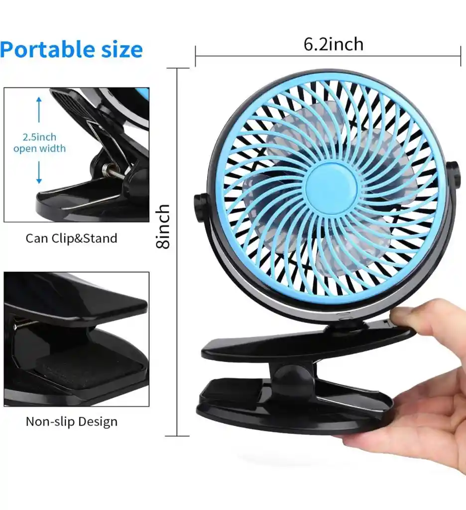 Mini Ventilador Recargable Go Fan
