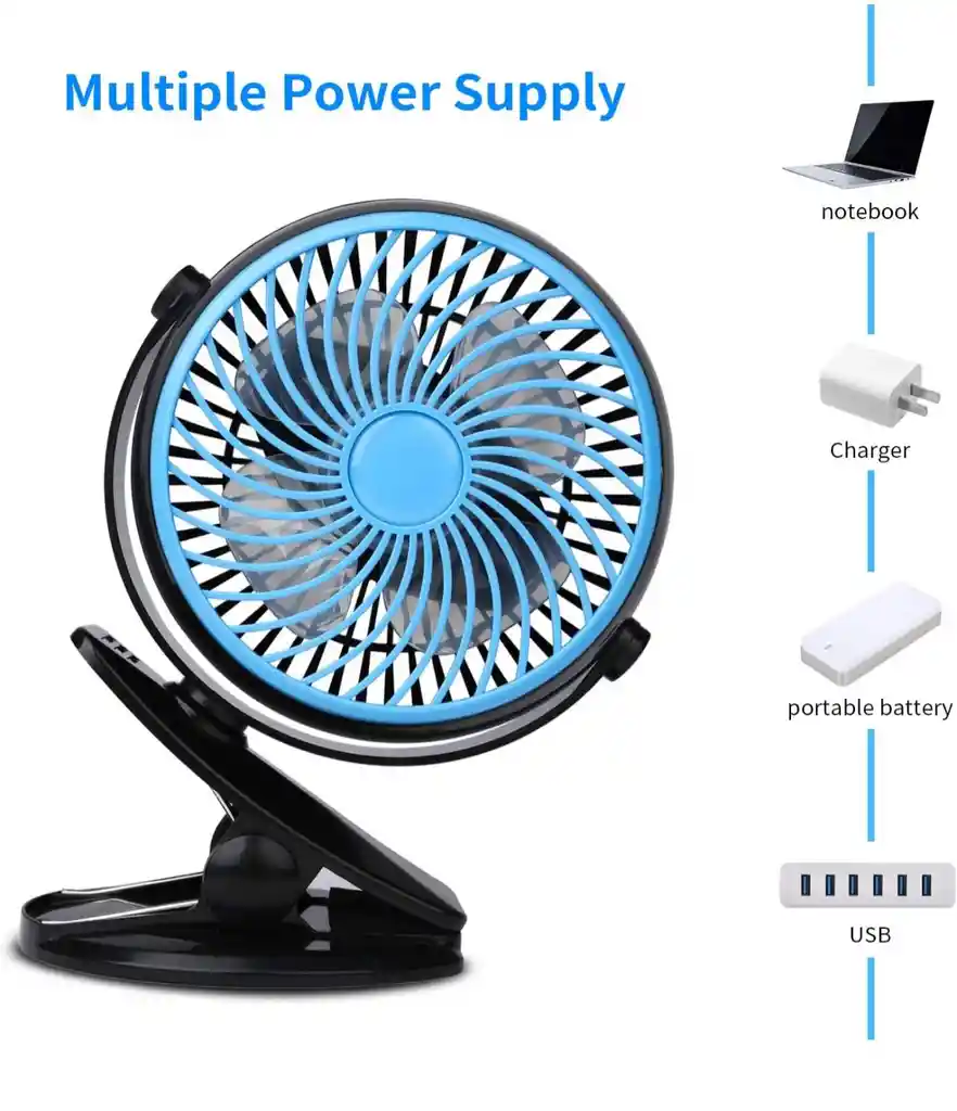 Mini Ventilador Recargable Go Fan
