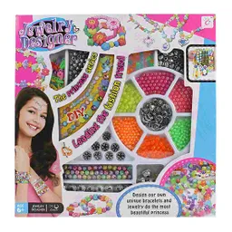 Set Kit Para Hacer Pulseras Pedreria Figuras Letras Juguete