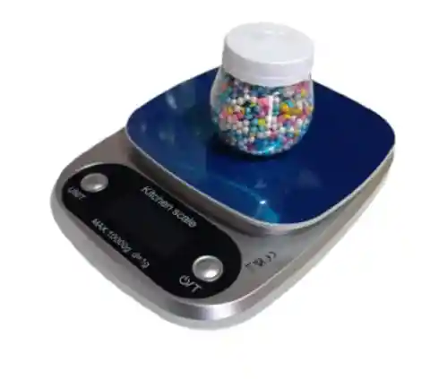 Gramera Digital 10 Kilogramos Capacidad Máxima 10 Kg Plateado 10 Kg