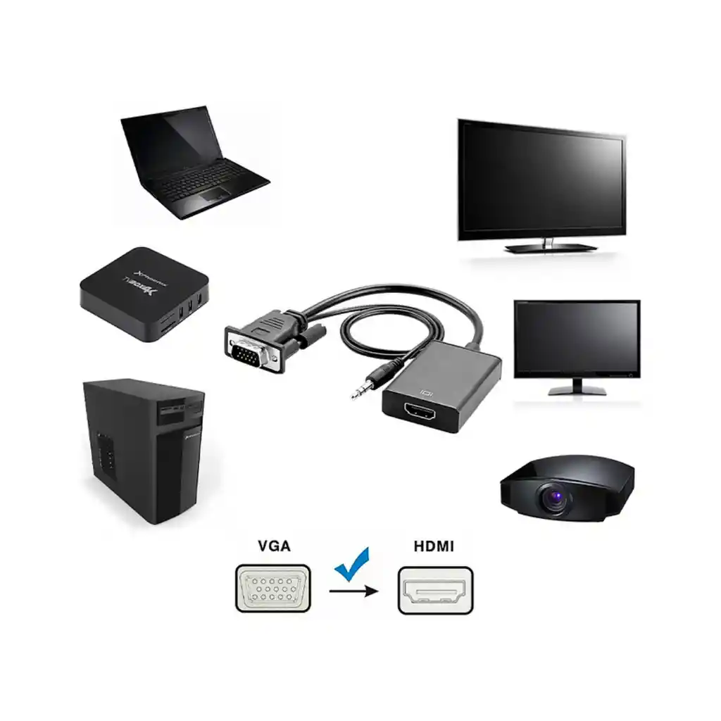 Vga+audio A Hdmi