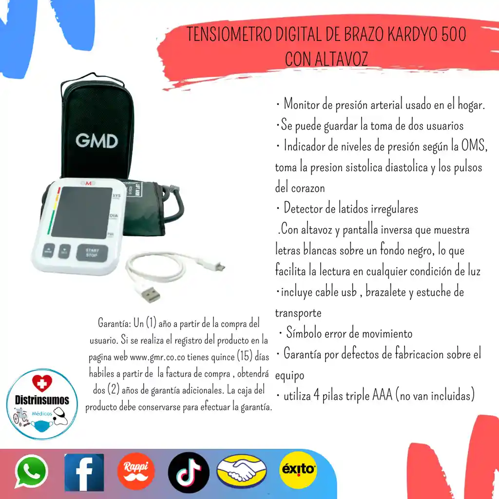 Tensiometro Digital Kardyo 500 Gmd