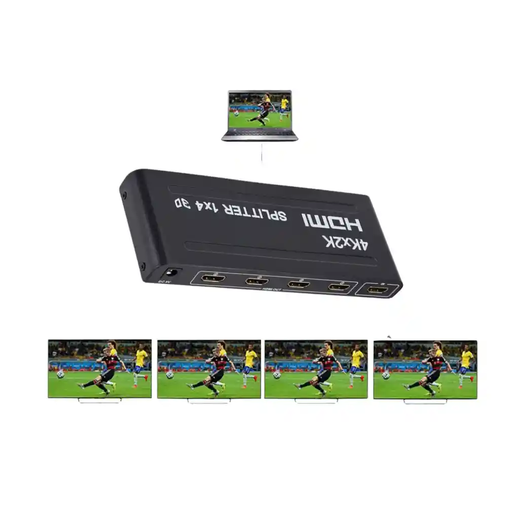 Splitter Hdmi 4 Puertos 4k 30 Hz