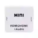 Caja Conversora Hdmi A Hdmi + Audio