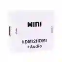 Caja Conversora Hdmi A Hdmi + Audio