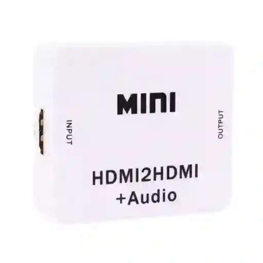 Caja Conversora Hdmi A Hdmi + Audio