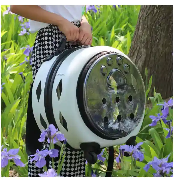 Bolso Transporte Mascotas Con Ruedas