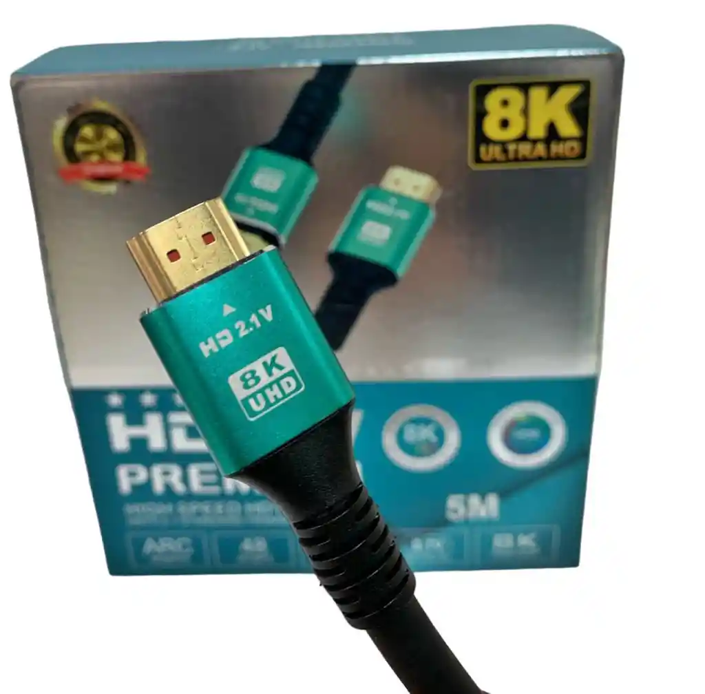Cable Hdmi 2.1 8k Alta Velocidad Ultra Hd Ps5 Series X 5 M