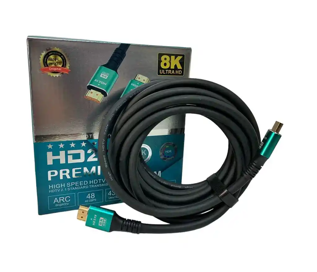 Cable Hdmi 2.1 8k Alta Velocidad Ultra Hd Ps5 Series X 5 M