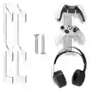 Soporte Base Pared 2 Controles Y Diadema Para Consolas