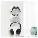 Soporte Base Pared 2 Controles Y Diadema Para Consolas