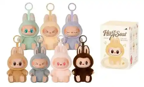 Muñeco Labubu Have A Seat Figura Sonido Con Luces Sorpresa Muñeco sorpresa