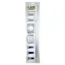 Kit Juego Accesorios Incrustaciones Para Baño X 4 Pcs