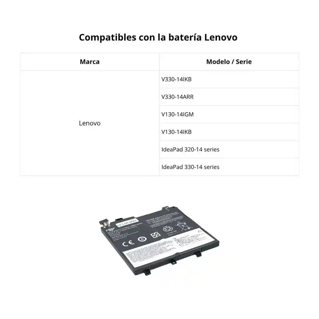 Bateria Oem Para Lenovo 330 14ikb L16l2pb2
