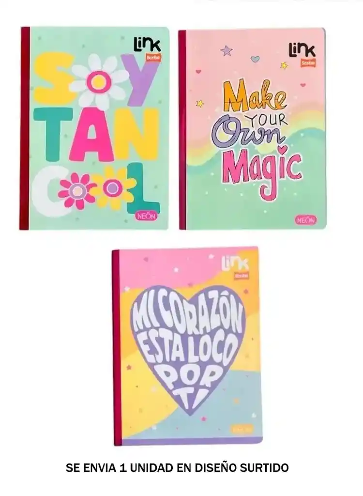 Cuaderno Cosido Cuadriculado 100h Para Niña Scribe