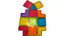 Bloques Magnéticos Set Construcción Imanes Educativos 62 Pcs