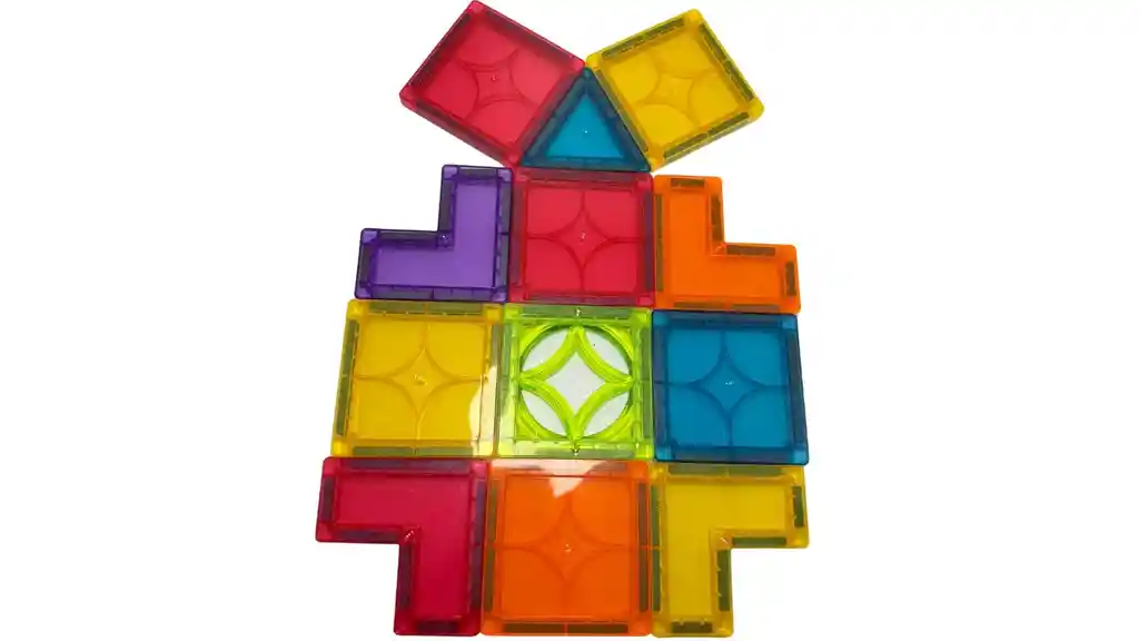 Bloques Magnéticos Set Construcción Imanes Educativos 62 Pcs