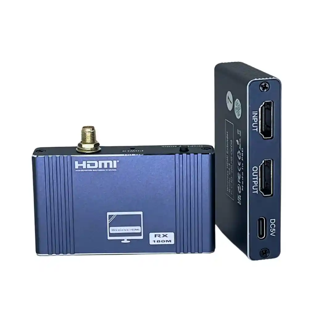 Extender Hdmi Wireless 100 Metros Con Antena Aluminio
