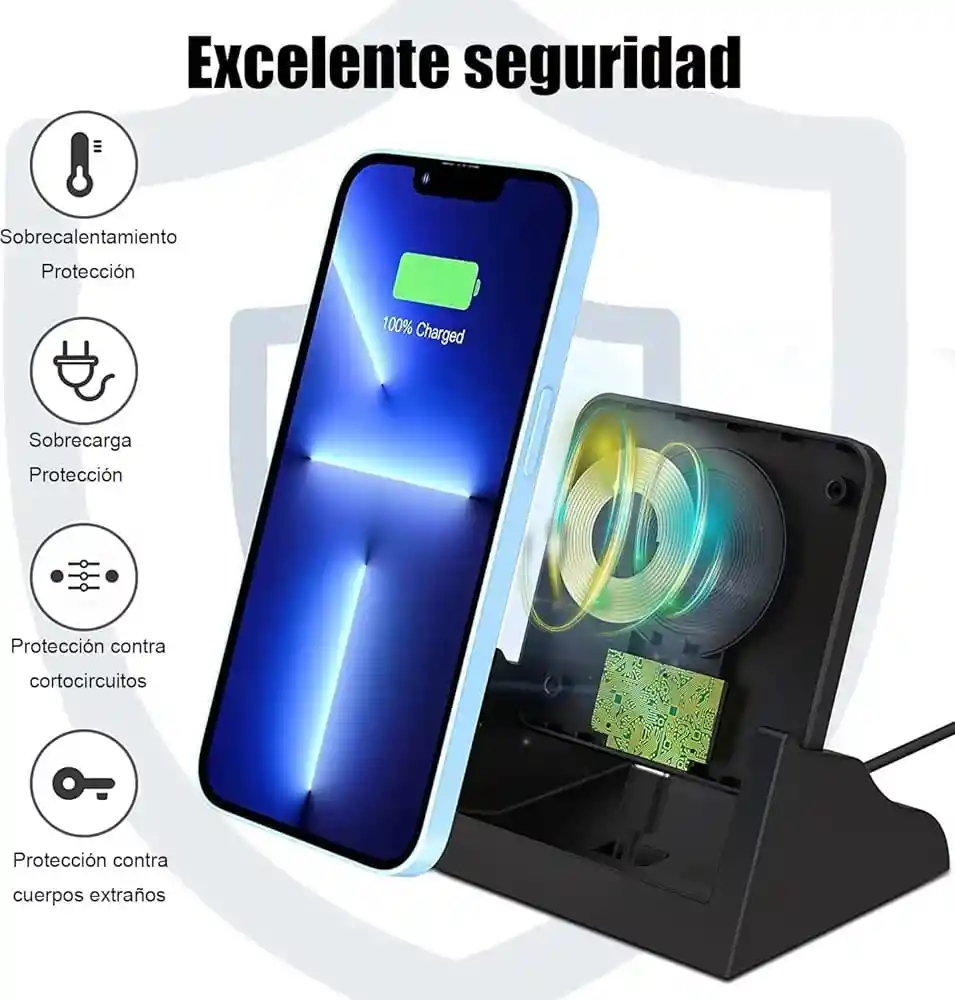 Soporte Para El Celular Con Carga Inalámbrica Wireless Charger