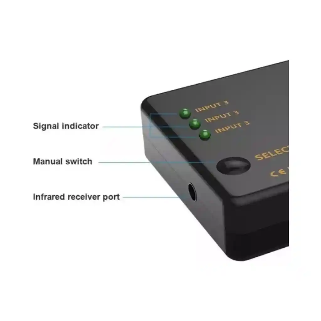 Switch Hdmi 3/1 4k Ultra Hd 301 Con Control