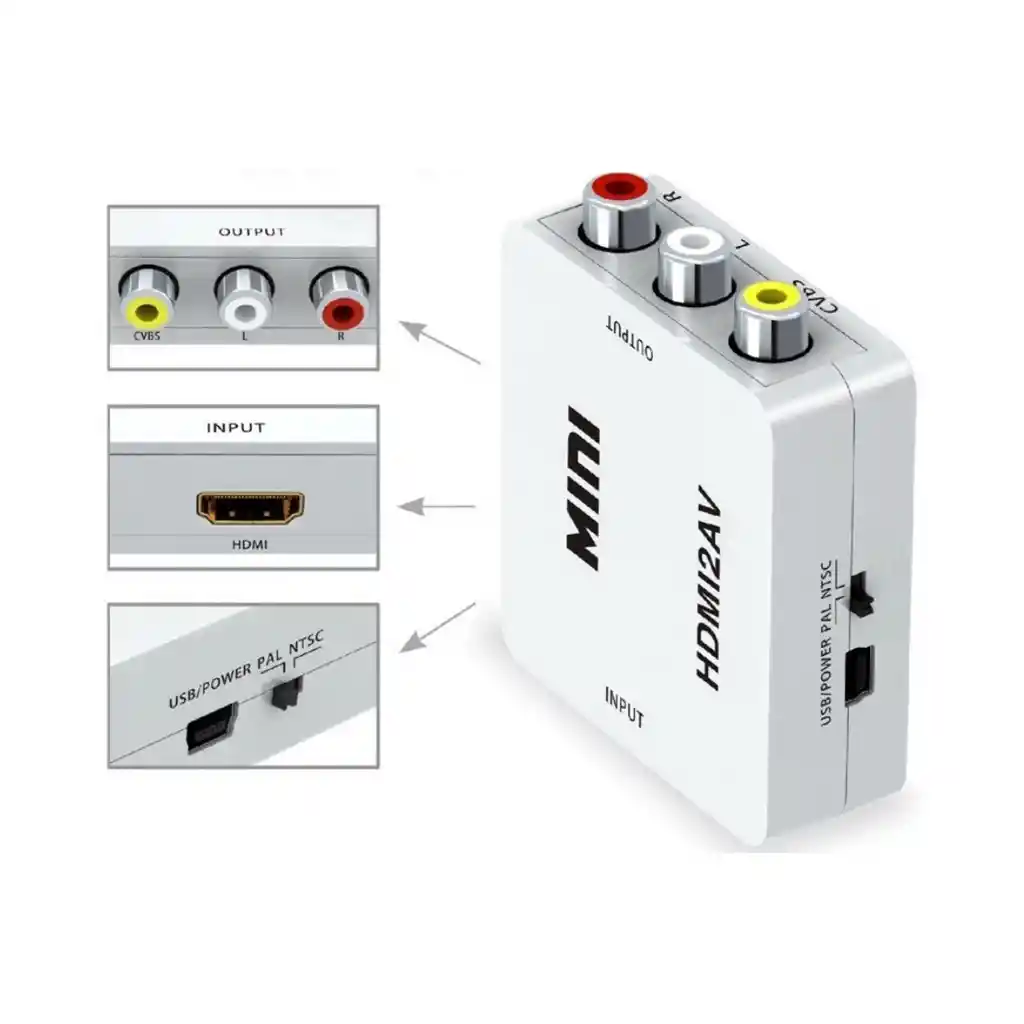 Caja Hdmi A Rca
