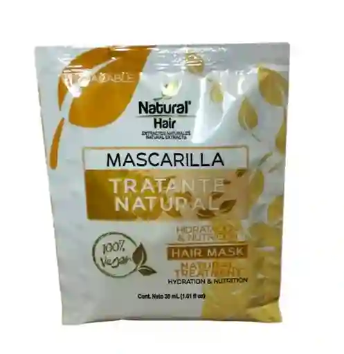 Mascarilla Tratamiento Tratante Natural 100% Vegano
