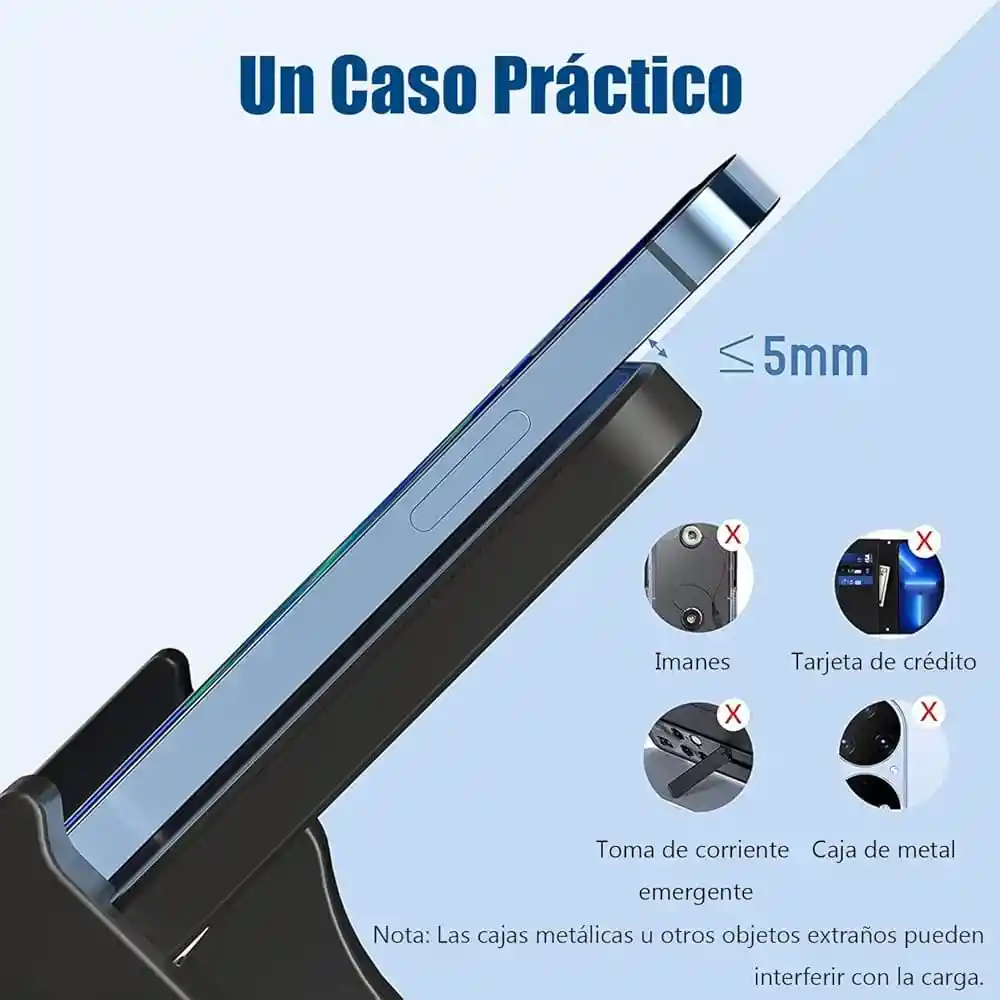 Soporte Para El Celular Con Carga Inalámbrica Wireless Charger