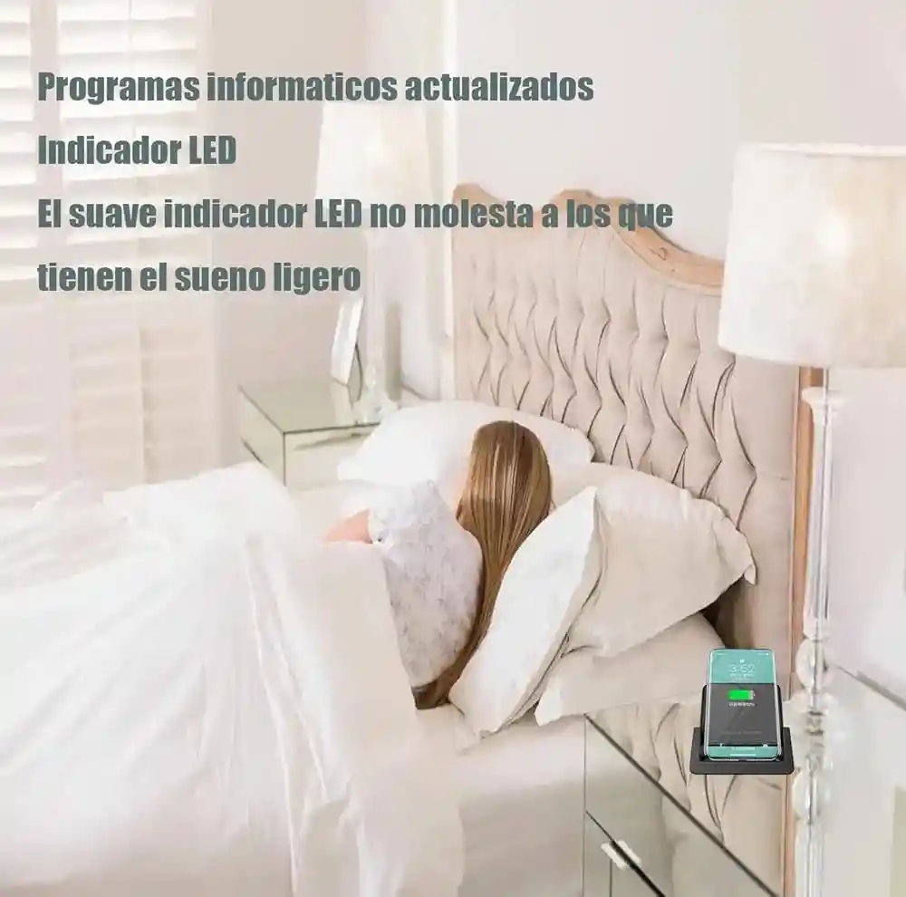 Soporte Para El Celular Con Carga Inalámbrica Wireless Charger