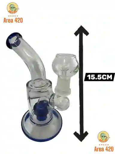 Pipa De Agua Bong O Destilado Bong Vidrio Jcs 603 Azul
