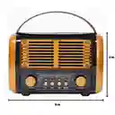 Radio Vintage Recargable Meier M-1936bt – 3 Bandas + Bluetooth + Retro