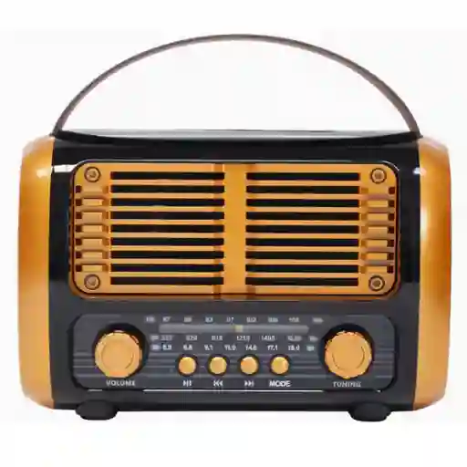 Radio Vintage Recargable Meier M-1936bt – 3 Bandas + Bluetooth + Retro