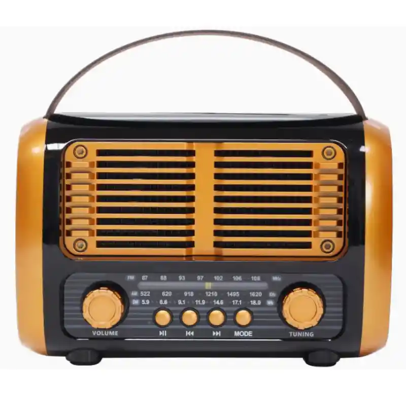 Radio Vintage Recargable Meier M-1936bt – 3 Bandas + Bluetooth + Retro