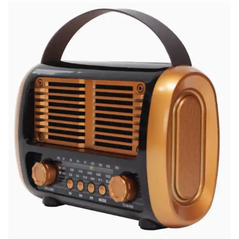 Radio Vintage Recargable Meier M-1936bt – 3 Bandas + Bluetooth + Retro
