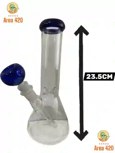 Pipa De Agua Bong O Destilado Bong Vidrio Jcs 600 Azul