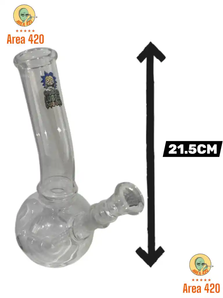 Pipa De Agua Bong O Destilado Bong Vidrio Jcs 450