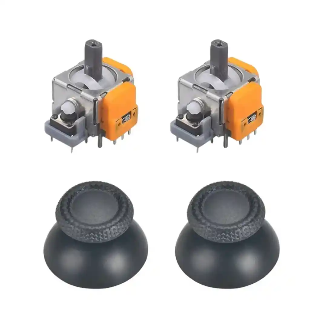 2 Joystick Magneticos Anti- Drift + 2 Capuchas Compatibles Con Ps5