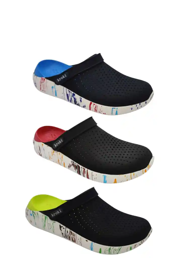 Chancla Sandalia Talla 41 Tipo Crocs Sueco Hombre Unicolor M33-e
