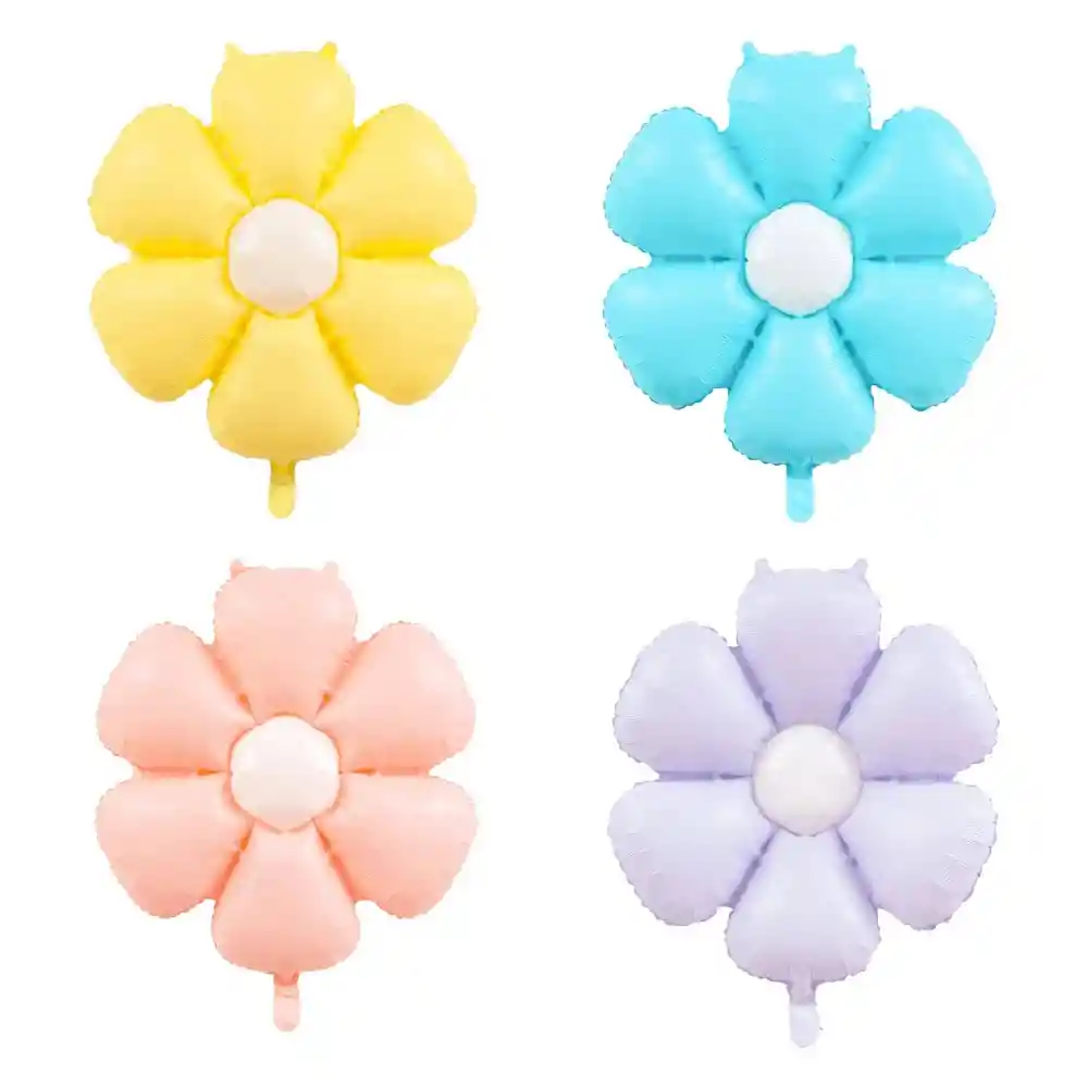 Globo Flor Lila X 1 Unid De 18"